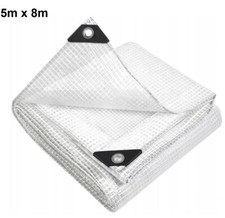 TRANSPARENT CLEAR Tarpaulin EXTRA Heavy Duty 350GSM Sheet Waterproof  Cover Tarp