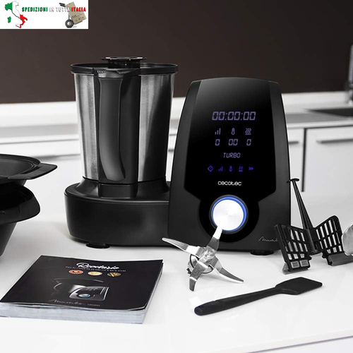 Robot da cucina multifunzione Mambo 6090. 1700 W, 23 funzioni, caraffa con capac - Foto 5 di 8