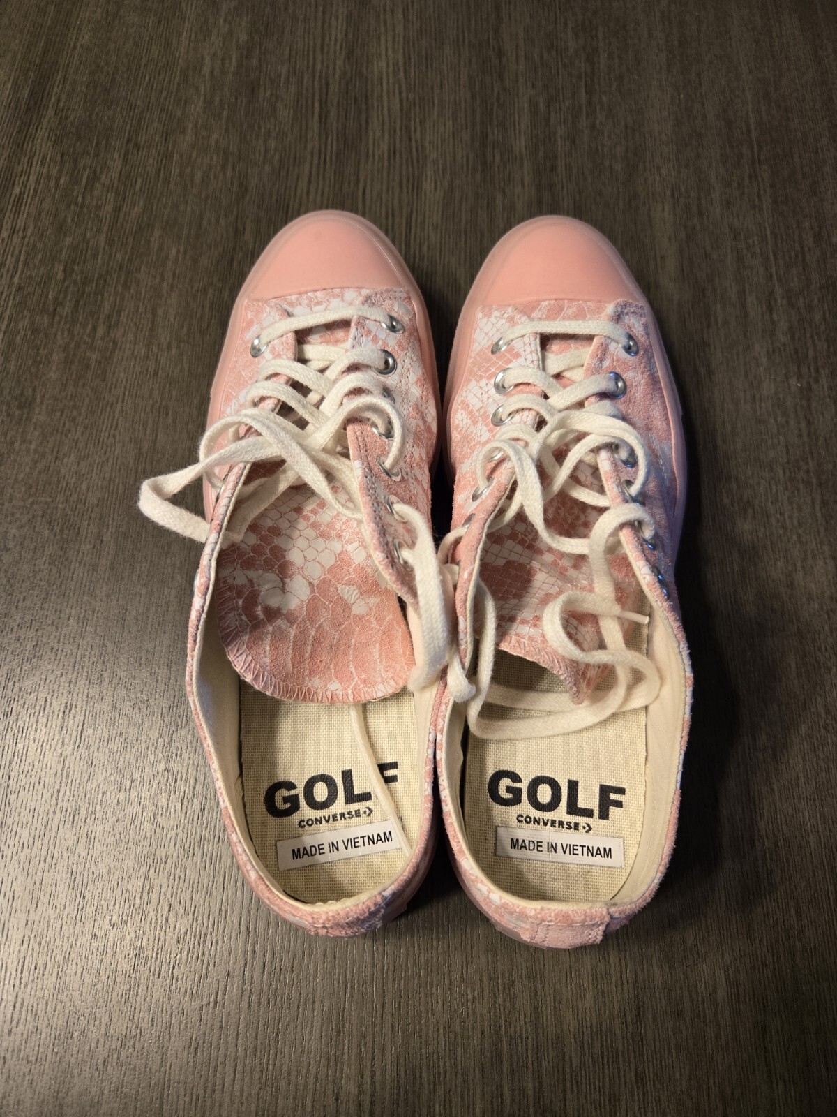 Converse Golf Wang Pink Python Snakeskin Sneakers… - image 7