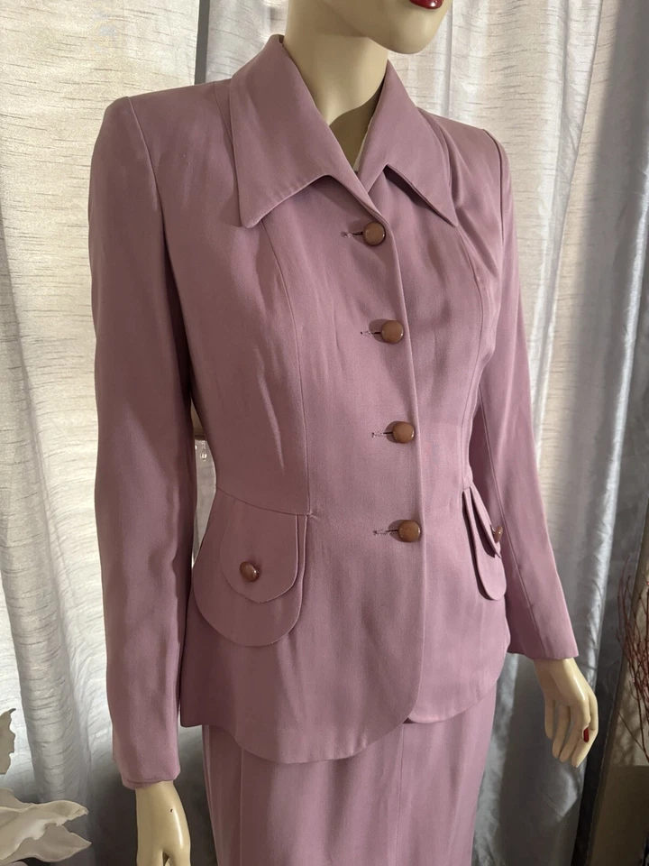 Vintage Lushish 1940s Lavender Suit - Image 2 of 4