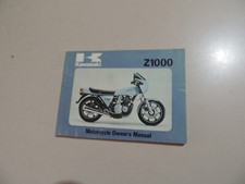 02.1978 Rider owner s manual handbook Kawasaki Z1-R