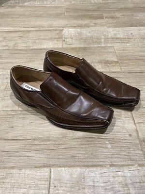 Steve Madden Men\'s Trace Slip On Loafers Amazon.com | Madden mens Trace loafers shoes, Black, 7 US  main image 2