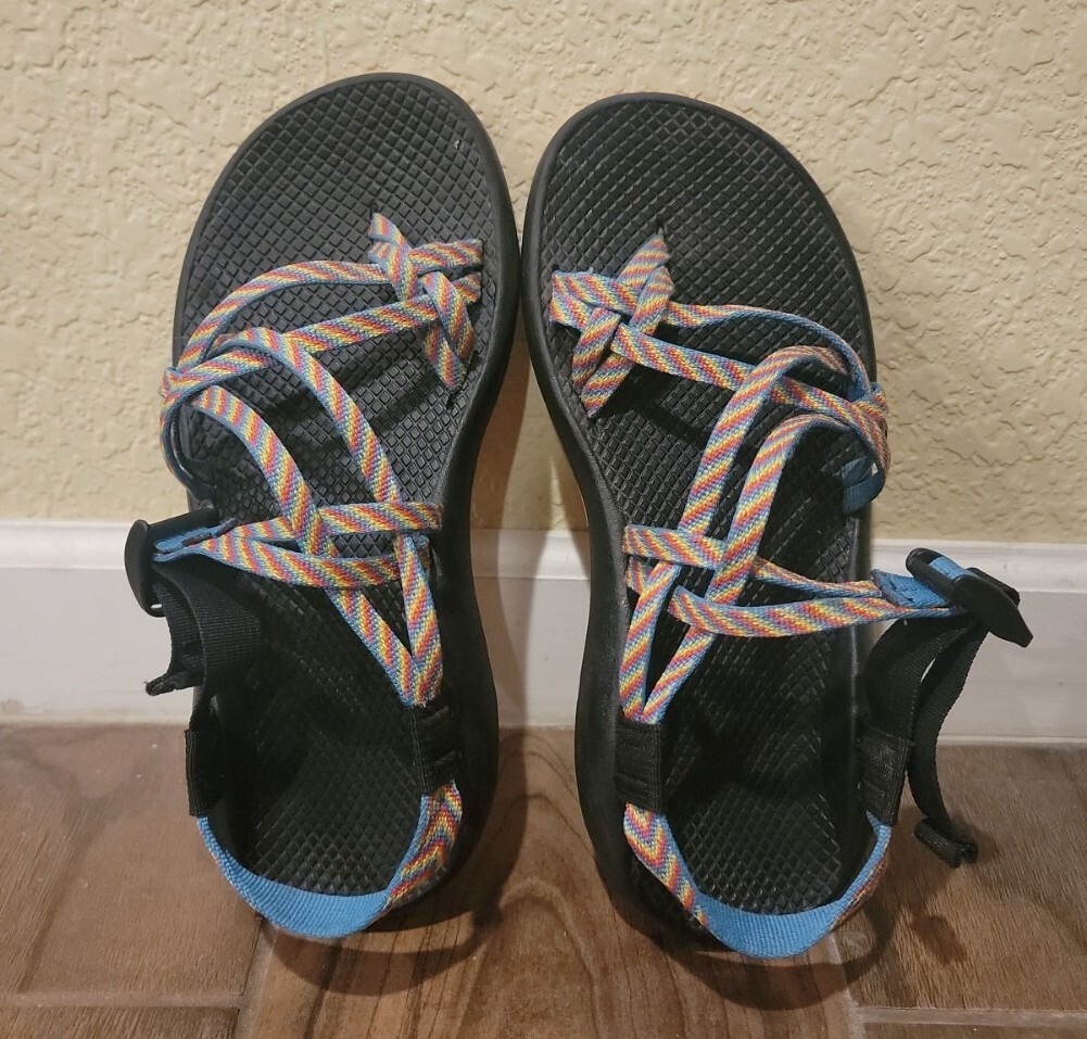 Chaco ZX/2 Fiesta Rainbow adjustable Strap Sandals SZ w9 -1 | eBay
