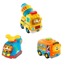 Vtech Tut Tut Baby Flitzer - 3Er-Set Reisebus, Helikopter, Betonmischer