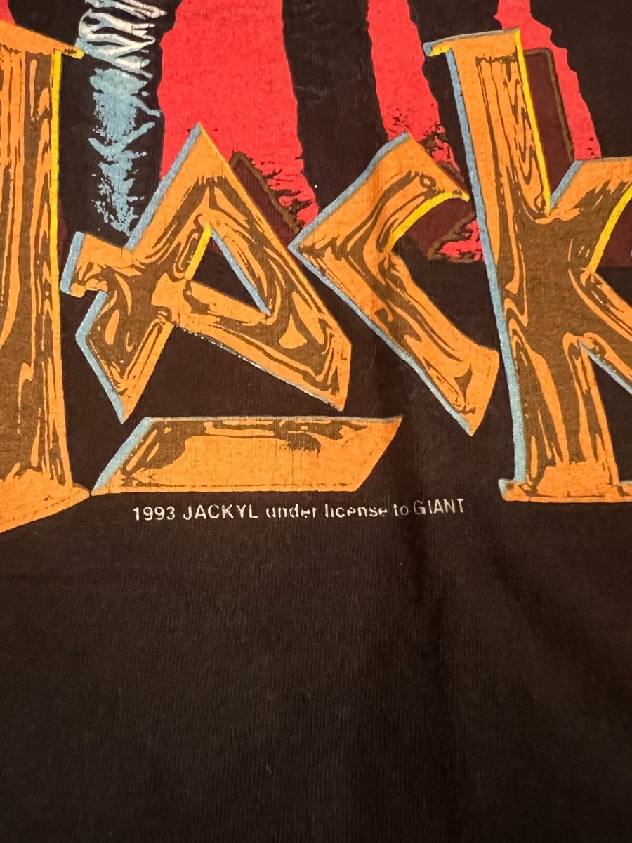 Vintage 1993 JACKYL Me Off Tour T-shirt Giant Tag single stitch XL