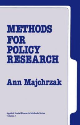 Methods for Policy Research (Applied Social Research Methods)