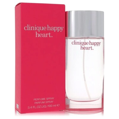 Clinique Happy Heart Perfume for Women Edp Spray 3.4 oz (100 ml) New, Sealed