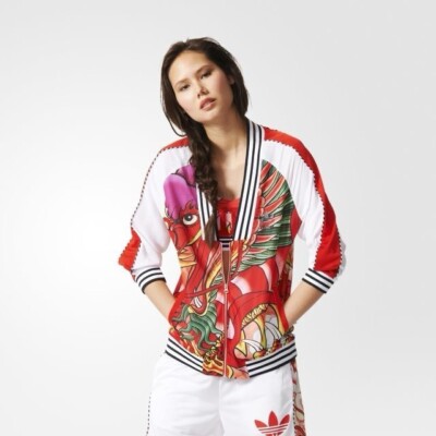 Adidas Originals x Rita Ora dragon print track jacket size 10 | eBay
