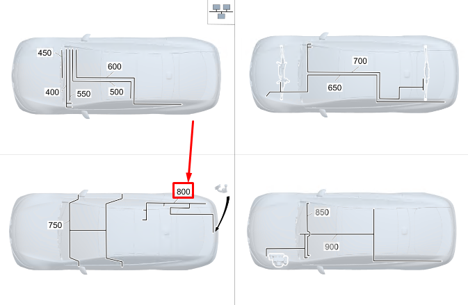 Neu MERCEDES-BENZ EQS V297 Anhängerkupplungskabelbaum A2975407603 Original