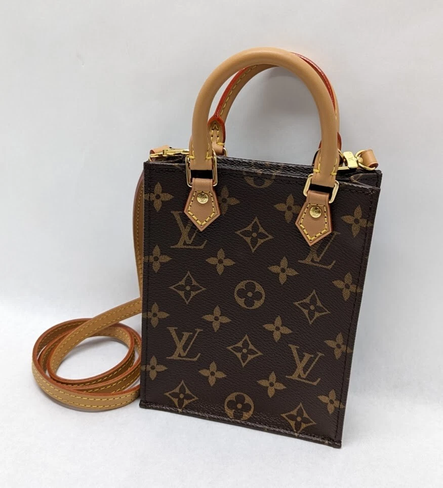 Louis Vuitton Petit Sac Plat Monogram With Strap M81295