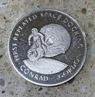 Gemini XI Men in Space Series The Danbury Mint  Silver Coin