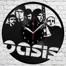 Oasis Vinyl Record Wall Clock Art Decor Original Gift 12'' 30cm 2050