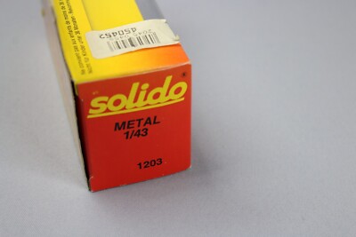 Solido 1203 – Renault Fuego Gendarmerie – 1/43 – Bleu – Occasion (boîte Défraîchie)