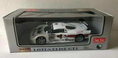 Sun Star Lotus Elise GT1 #15 Thai 1:18 Metal Diecast 1997 FIA GT