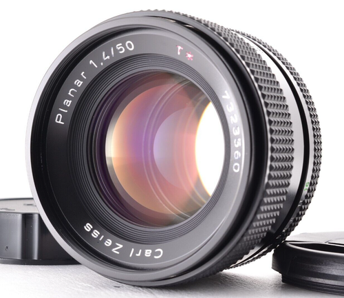 Mint Contax Carl Zeiss Planar T* 50mm f/1.4 MMJ C/Y Prime Lens from Japan #407