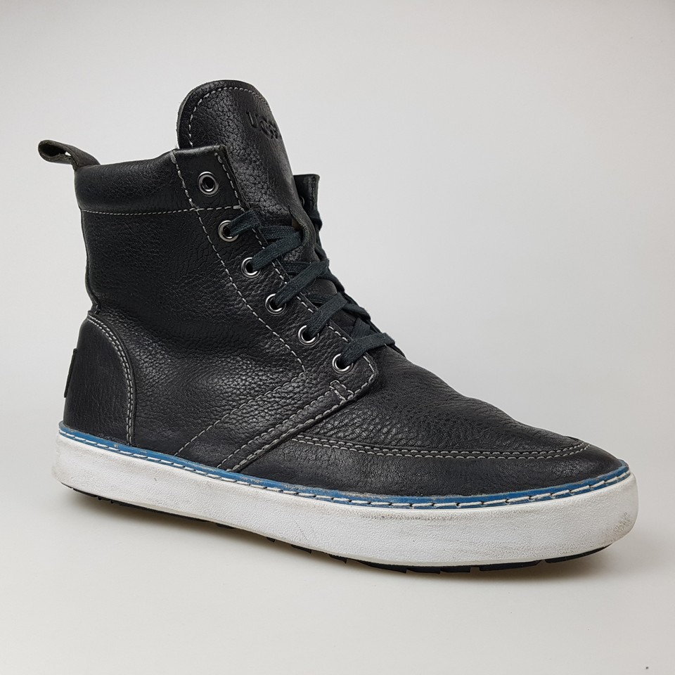 Women's UGG 'Garrin High Top' Sz 9 US Boots Black Leather | 3+ Extra 10% Off