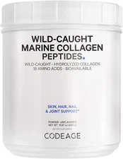Marine Collagen Powder - Wild-Caught Hydrolyzed Fish Collagen Peptides - Type...