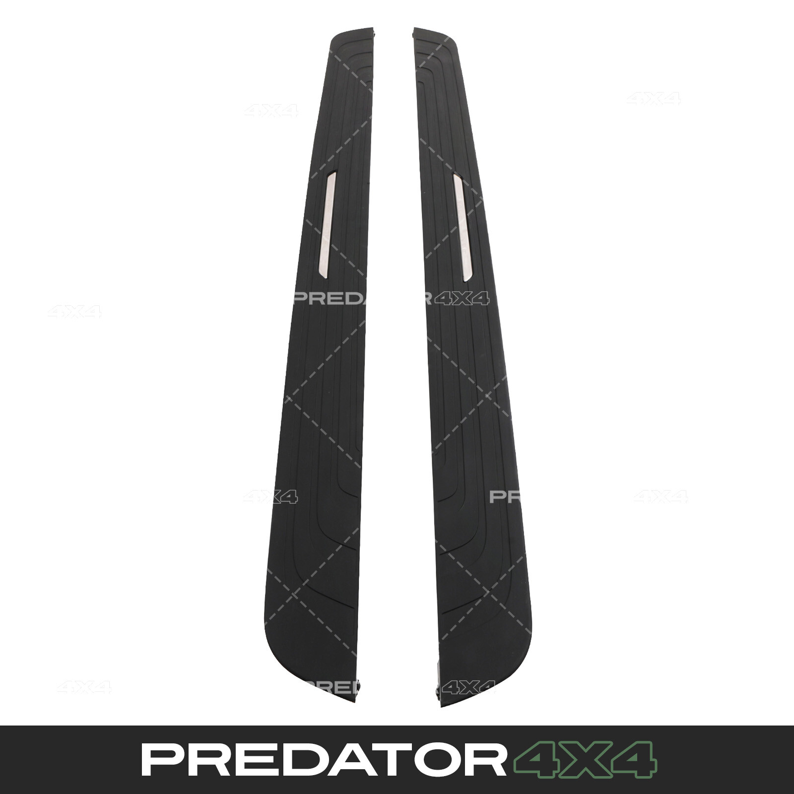 BLACK RUNNING BOARD SIDE STEPS FOOT RAILS FOR RANGE ROVER SPORT L461