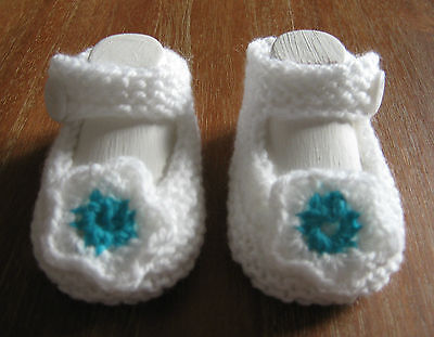 ca 12 cm Babyschuhe  Sandalen für kleine Prinzessin Handarbeit Fußlänge