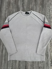 vintage 1980's Lido men's medium made in USA 100% pure wool sweater activewear