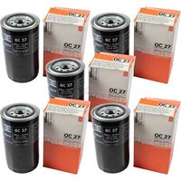 5X Mahle / Knecht ÖLfilter OC 27 Oil Filter