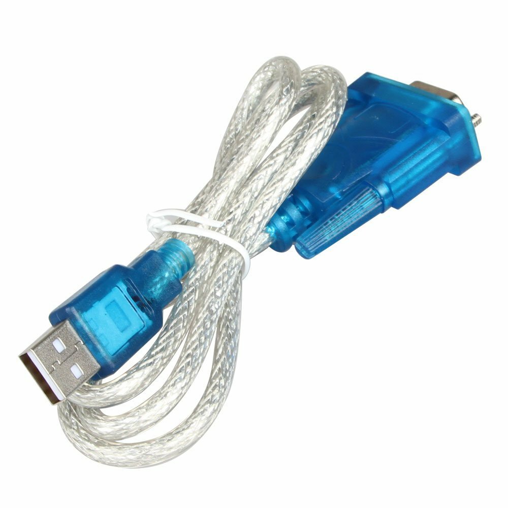 USB To RS232 DB9 Serial Adapter Cable – Plug & Play For Windows XP & 7 – Includes Driver CD