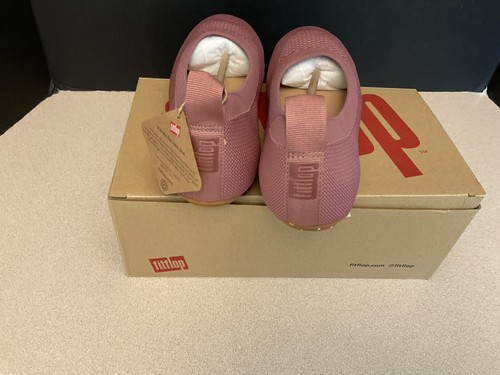¡Nuevo! Zapatos planos de ballet de punto rosa cálido Fitflop Allegro E01 para mujer. Talla 6,5. ¡¡Bonito!!! - Imagen 6 de 10