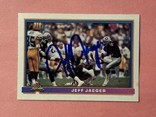Jeff Jaeger 1991 Bowman IP Auto Autograph