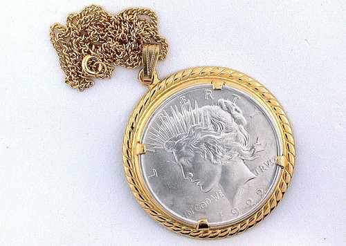 1922 REAL PEACE SILVER DOLLAR 