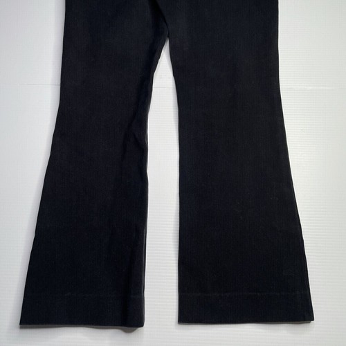 Sportscraft Bootcut Canvas Chino Pants Womens Size 10 Waist Black Casual Style - Picture 12 of 13