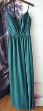 White by Vera Wang Pleated V Neck Sleeveless Bridesmaid Evening Party Dress 6