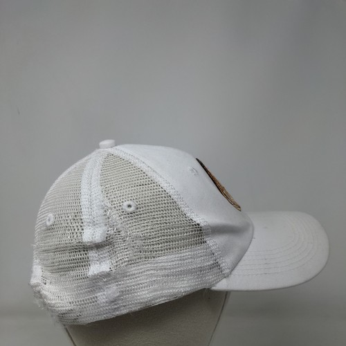 Waffle Monkey Bonita Beach Snapback Hat White OS Adjustable Mesh Back Adams - Picture 4 of 8