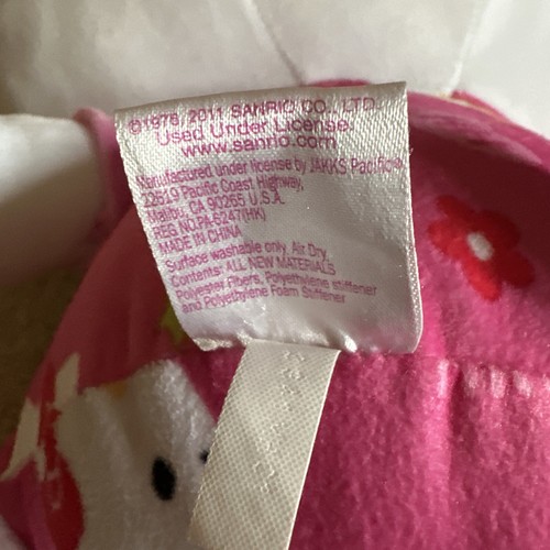 Hello Kitty Huge Giant 19” Pink Jumper Plush Sanrio 2011 Jakks Pacific Retired - 第 9/14 張圖片