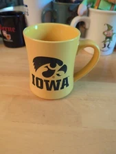University of Iowa Buckeyes Collegiate RFSJ INC Coffee Mug 15oz Yellow Mint