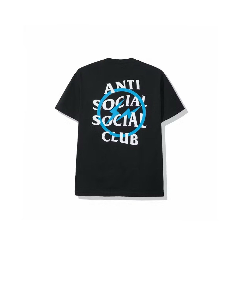 Size Small-Anti Social Social Club x Fragment Blue Bolt T-Shirt