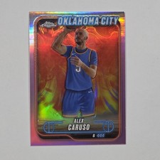 2024-25 Topps Chrome - Alex Caruso #6 Pink Refractor