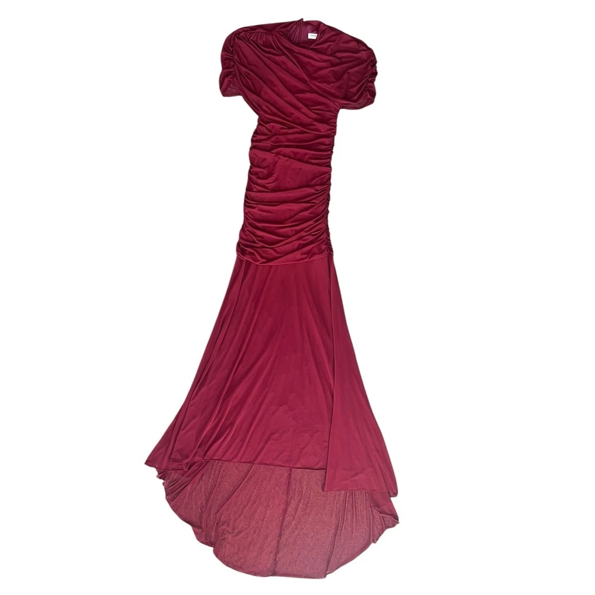 evening dresses for cruise ships uk Cherri Gown | Strapless Slit Evening Gown main image 1