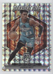 2022-23 Panini Mosaic Straight Fire Jaden Ivey #13 Rookie RC
