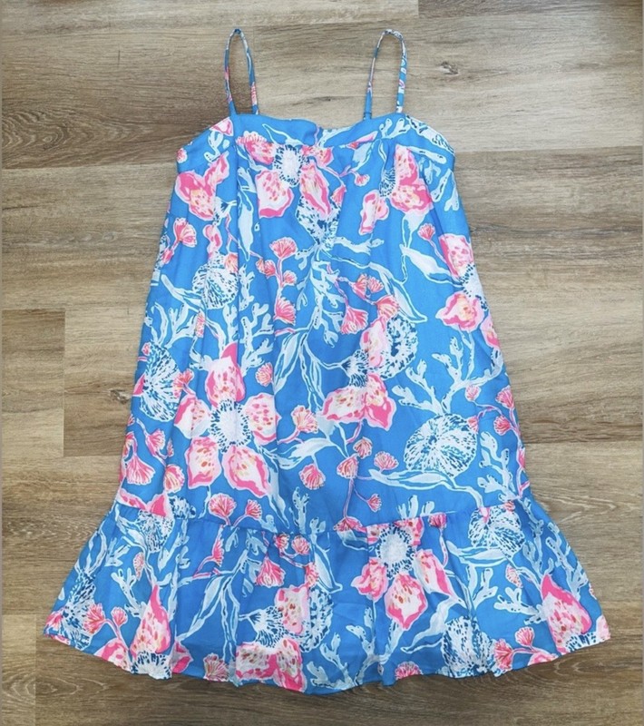 Lilly Pulitzer Girls Mini Alessia Colorful Dress size XL