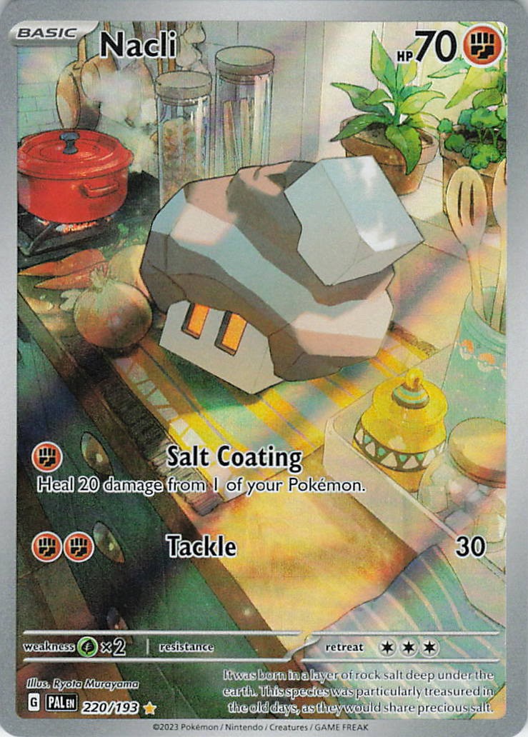 Nacli Holo Illustration Rare SV02: Paldea Evolved 220/193 NM