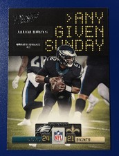 2021 Prestige Football Any Given Sunday Jalen Hurts Philadelphia Eagles