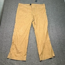 Prana Yoga Pants Linen Men XL Distressed Hiking Casual Relaxed Drawstring