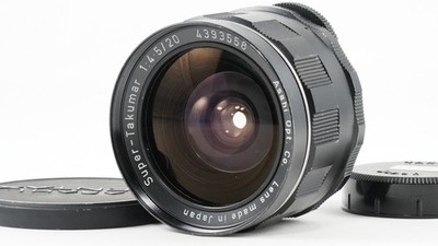 Pentax SMC Super-Multi-Coated Takumar 20mm f/4.5 Lens M42 From JAPAN #521