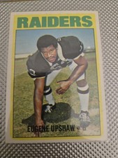 1972 Topps - Eugene Upshaw #186 (RC) Raiders - HOF 