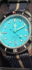 Tudor style Black Bay 58 Homage Tiffany Blue Dial and Hands