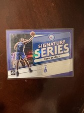 2020-21 Donruss Optic TONY BRADLEY Purple Prizm Auto #SS-TBR Philadelphia 76ers