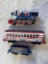 Hawthorne Village Spirit of America Express Train HO Scale 3 Pc Set