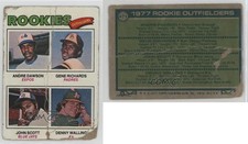1977 Topps Outfielders Andre Dawson Gene Richards John Scott #473 Rookie RC HOF