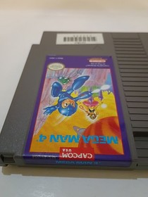 Mega Man 4 Nintendo NES Complete in Box Megaman 4 Tested CIB with Manual "RARE"