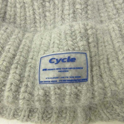 Cycle by myob DRAW CODE KNIT CAP Knit Cap Hat Beanie Logo Patch